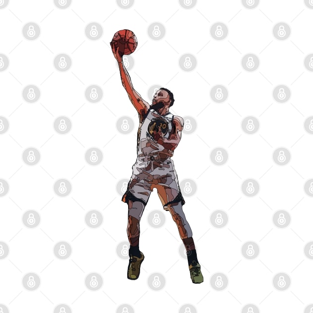 Stephen Curry Lay-up by Playful Creatives