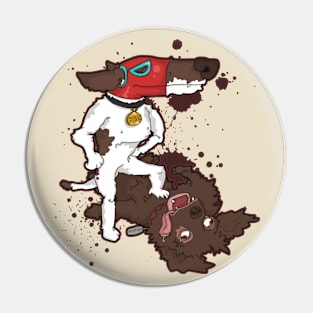 Dog Fight Pin