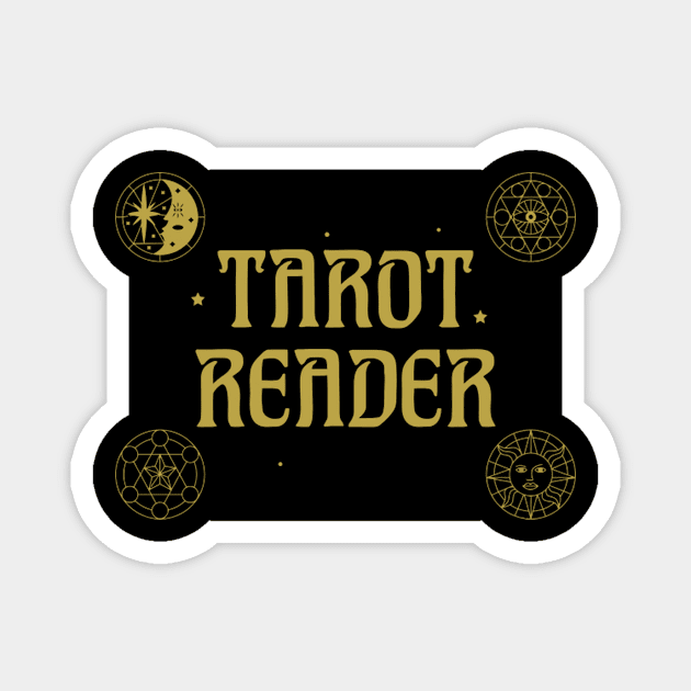 Fortune Teller And The Tarot Listing Palm Reader Magnet by HypeRamen