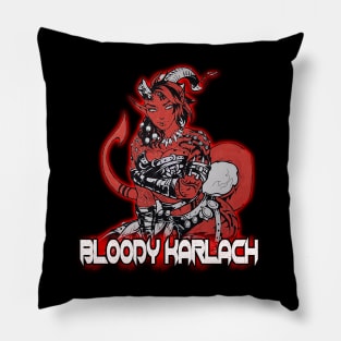 Bloody Karlach Baldurs Gate 3 Pillow