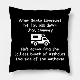 Crazy Christmas Pillow