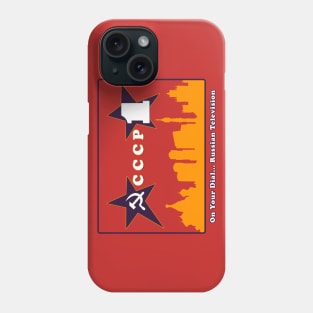 CCCP1 Russian Television (Clear) Phone Case