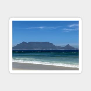 Table Mountain with Ocean View - South Africa Magnet