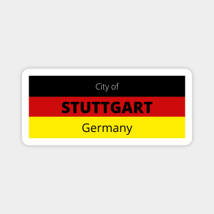 City of Stuttgart in Germany Magnet