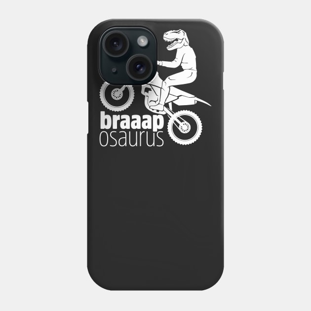 Braaaposaurus Rex Phone Case by Dirt Bike Gear