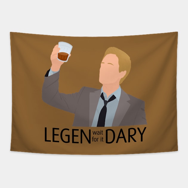 How I Met Your Mother Barney Stinson Legendary Tapestry by senaeksi