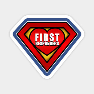 Superhero First Responder Coronavirus Hero Magnet