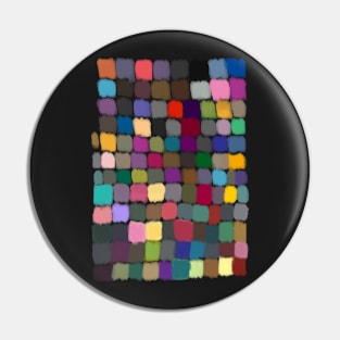 Wonderful Colored Squares Pin