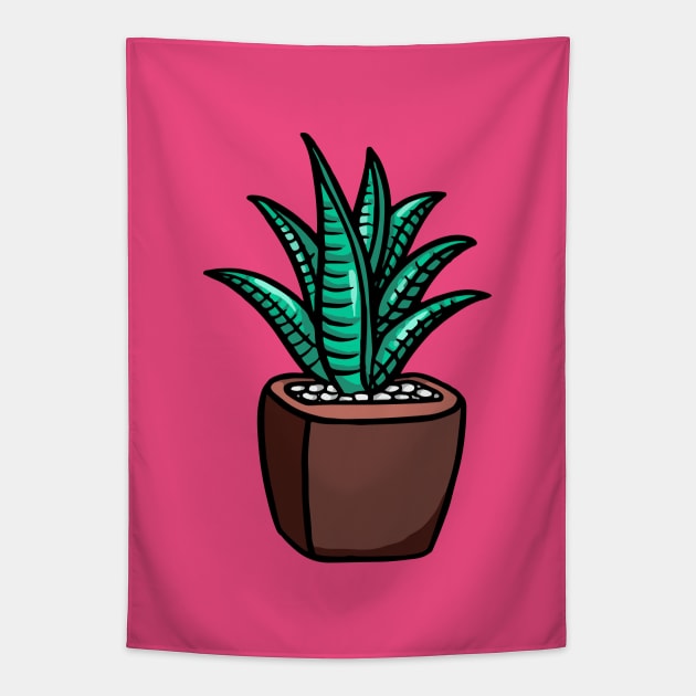 Succulent Illustration 8 T-Shirt Tapestry by yudabento