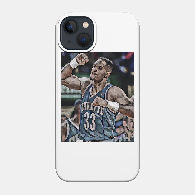 alonzo mourning - Alonzo Mourning Charlotte Hornets - Phone Case