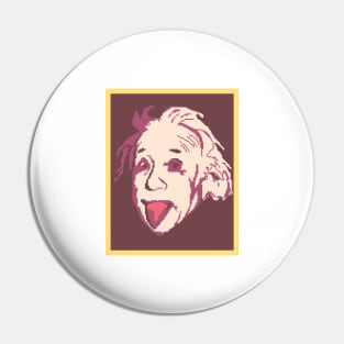 Albert Einstein Pixelart Pin