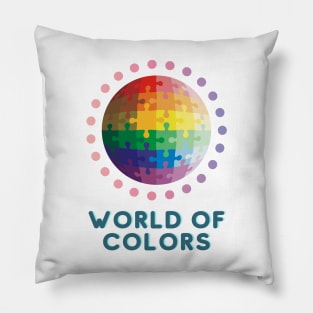 World Of Colors Pillow