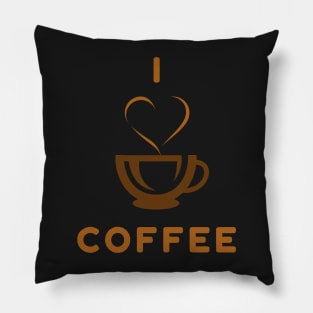 I Love Coffee Pillow