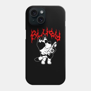 Bluey Muffin - Metal Music Phone Case