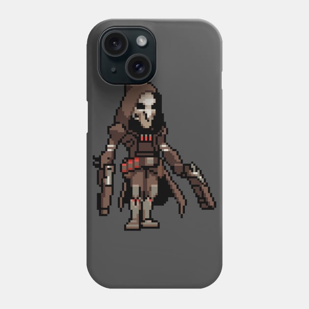 Overwatch - 16-Bit Reaper Phone Case by wyckedguitarist