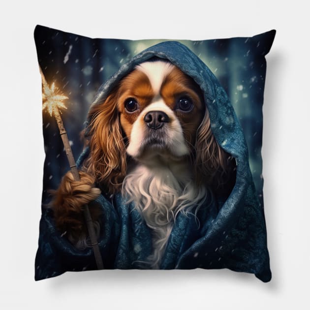 Wizzard Cavalier Pillow by Enchanted Reverie