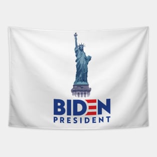 Biden Harris Statue of Liberty Tapestry