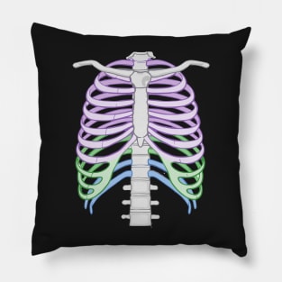 Colourful Ribcage Pillow