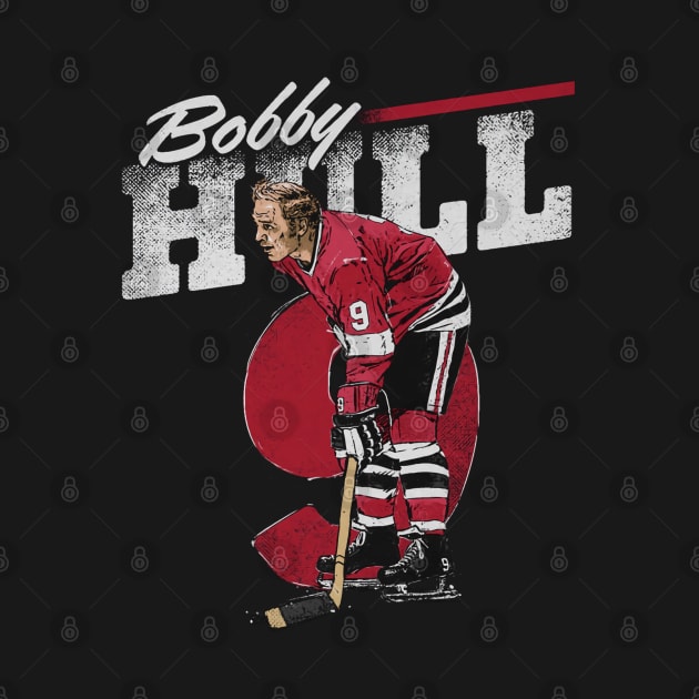 Bobby Hull Chicago Retro by lavonneroberson