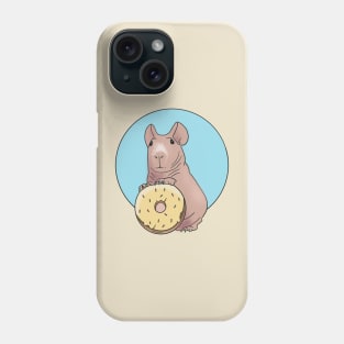 Skinny Pig With Doughnut Phone Case