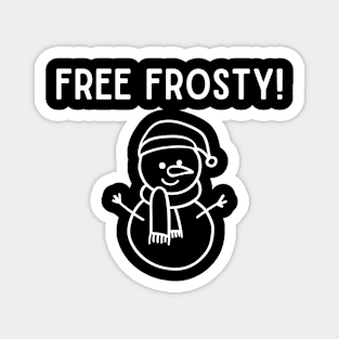 Free Frosty Funny Magnet