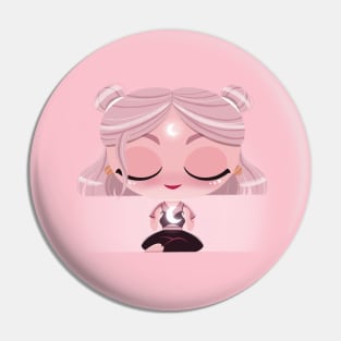 Zen girl Pin