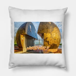 World War II Monument: A World Apart Pillow