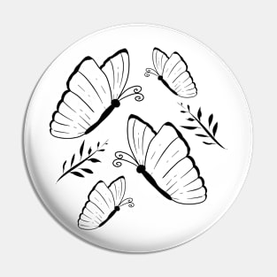 Dance of Butterflies Pin