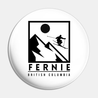 Fernie British Columbia Canada ski Pin