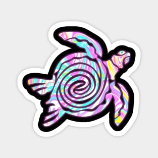 PSYCHEDELIC TURTLE Magnet