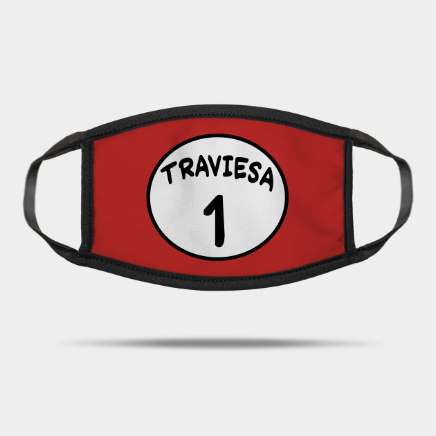Traviesa 1 Thing 1 Cat In The Hat Mask Teepublic Uk