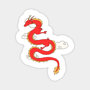 Red Dragon Magnet