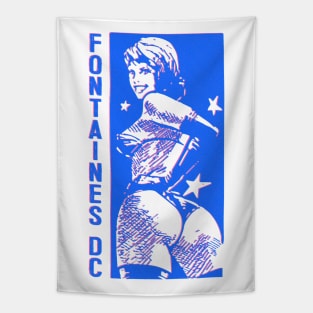 Fontaines DC  • Retro Fan Design Tapestry