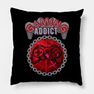 Gaming Addict - Funny Gamer Pillow