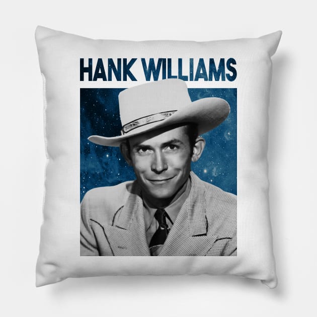 Hank Williams Pillow by instri