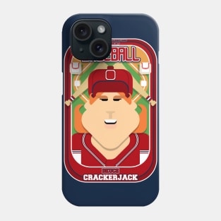 Baseball Red Blue White - Deuce Crackerjack - Jacqui version Phone Case