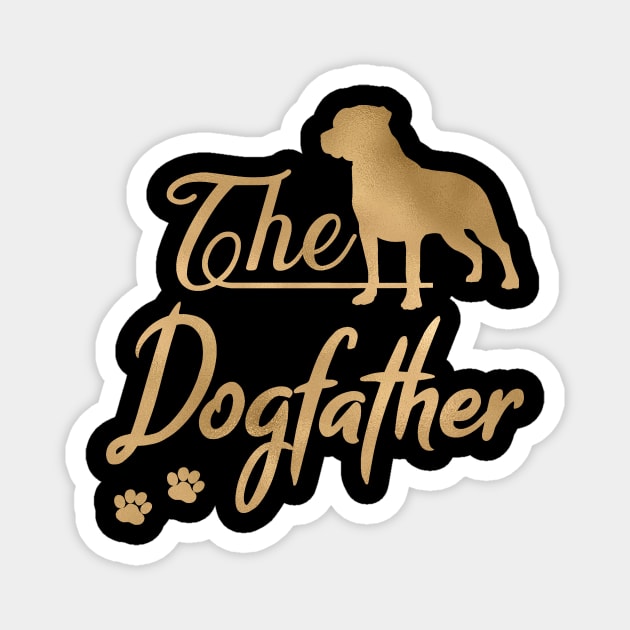 The Rottweiler aka Rottie Dogfather Magnet by JollyMarten