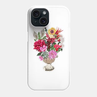 Colorful flowers bouquet Phone Case