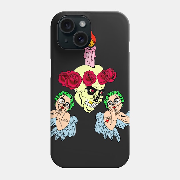 Holy Skull Phone Case by simokava