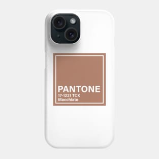 pantone 17-1221 TCX Macchiato Phone Case