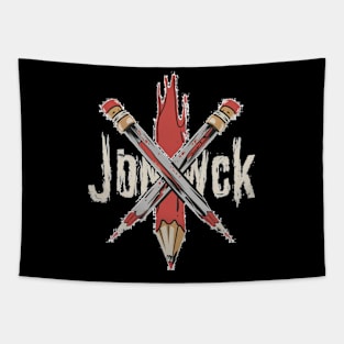 John Wick Pencil Tapestry