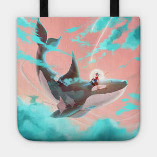 Pink Whale Tote
