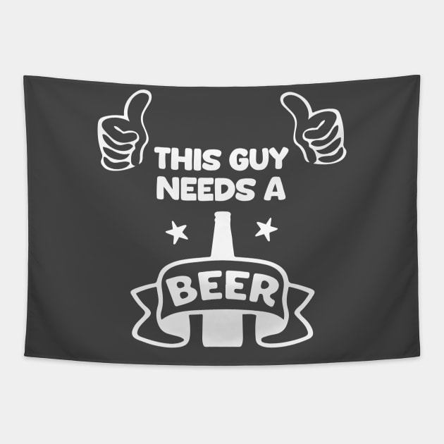 This guy needs a beer Tapestry by theteerex