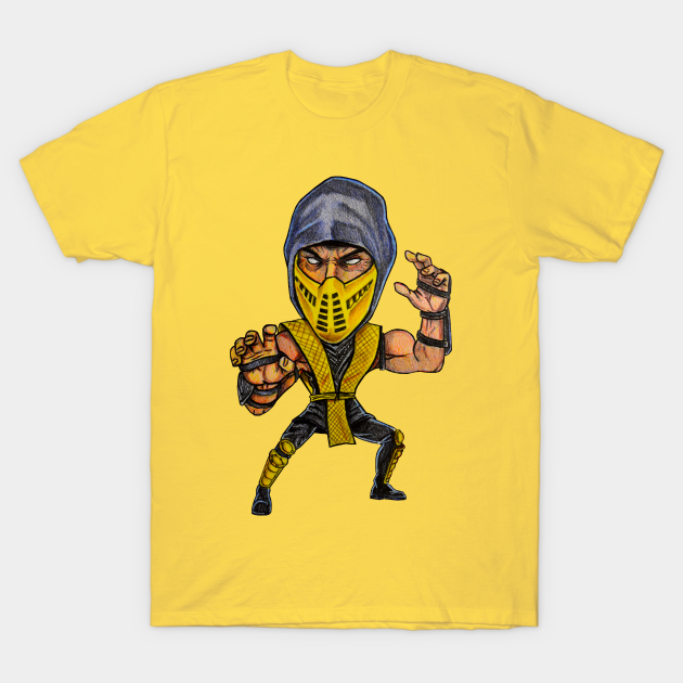 scorpion mortal kombat t shirt