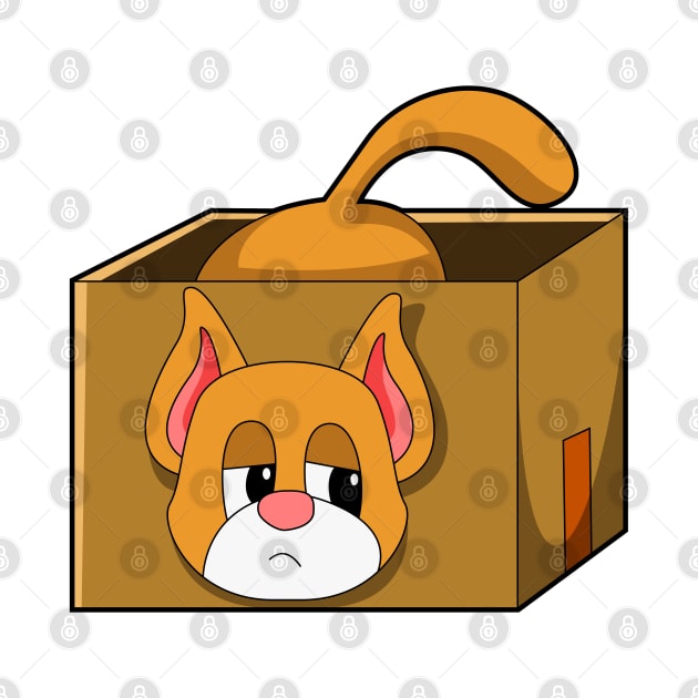 Cat in Box by Markus Schnabel