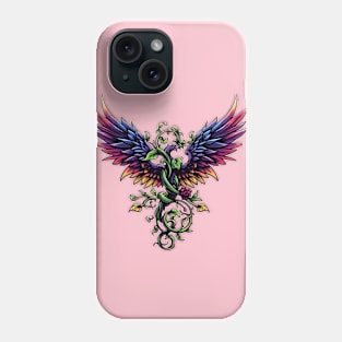 phoenix bird trapped in ivy Phone Case