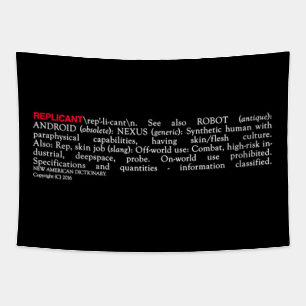 Replicant Blade Runner Tapestry Teepublic