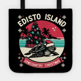 Edisto Island Lowcountry Christmas Loggerhead Tote