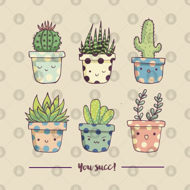 Cute succulents by Origami Studio