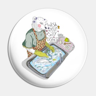 Wash your Silly Little Dishes Pin